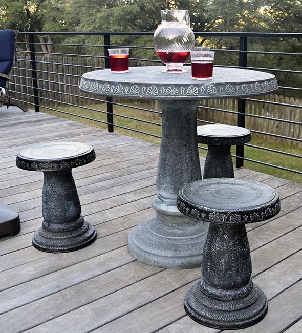 Table 4 Stools - Charcoal Grey