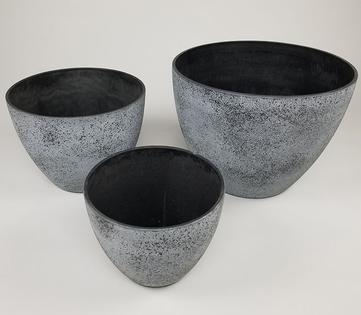 Round Nested Planters - Set of 3
