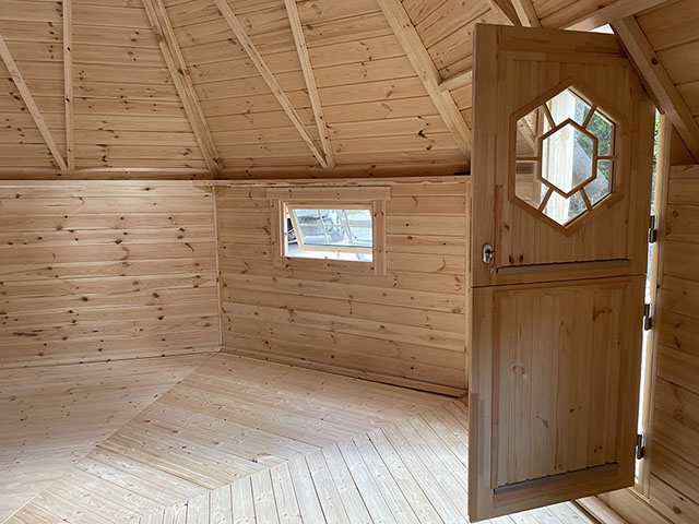 hunters cabin pavilion interior