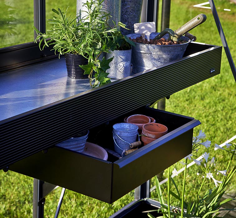 Seed Tray Shelf with Drawer - 2 Sizes
