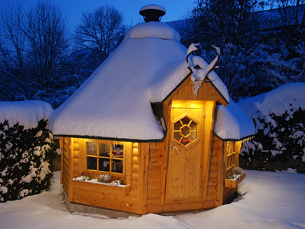 KOTA Grillhouse in snow