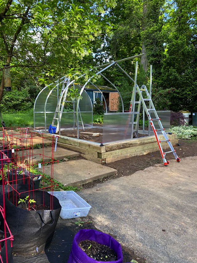 riga greenhouse - assembly progress from Rita 2
