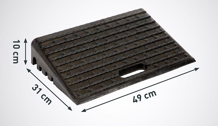 wheelbarrow ramp dimensions