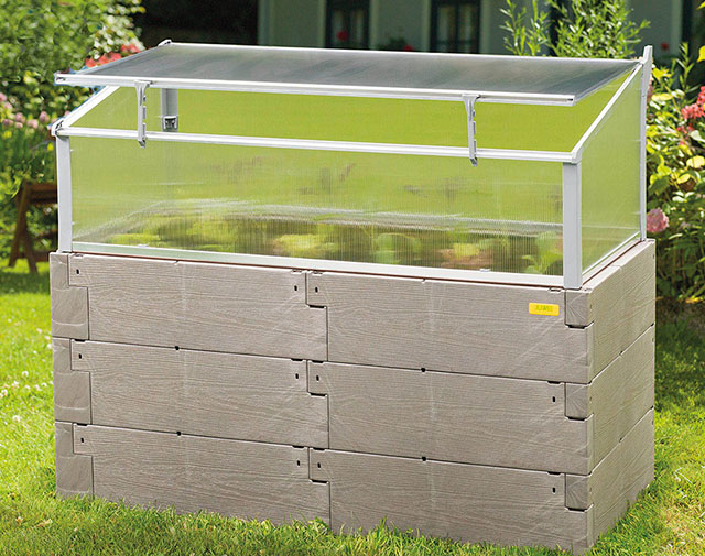 combination raised bed cold frame