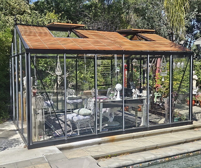 wooden roof shades