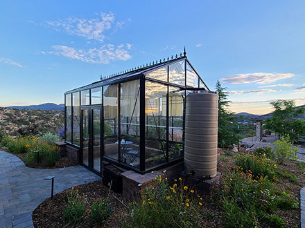 customer Zipperman installation victorian greenhouse vi34