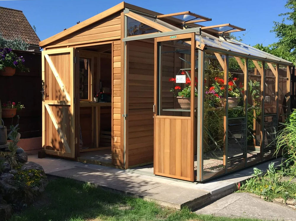 Fusion cedar greenhouse by alton