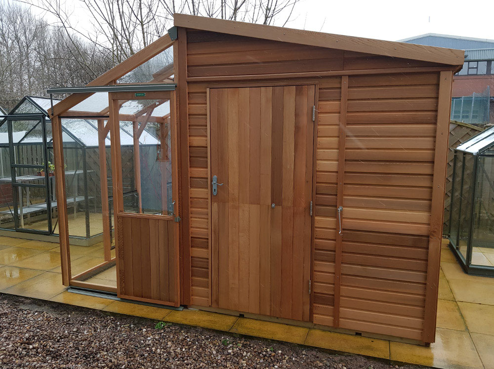 Fusion cedar greenhouse by alton