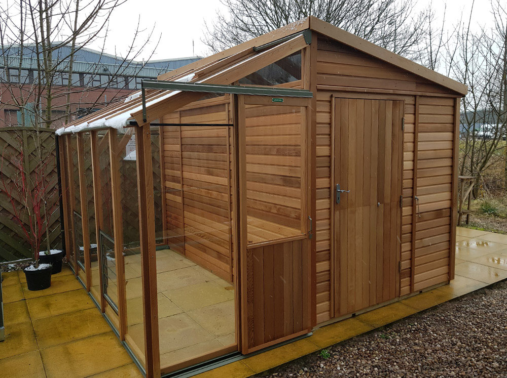 Fusion cedar greenhouse by alton