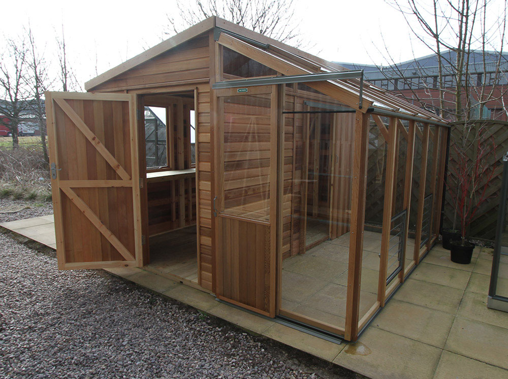 Fusion cedar greenhouse by alton