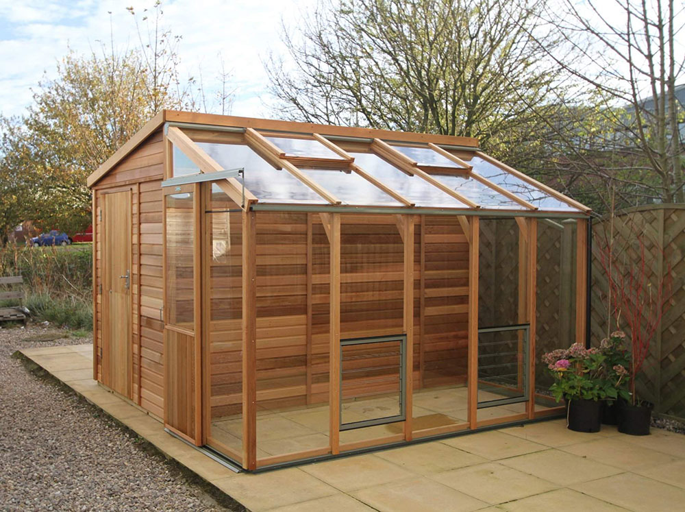 Fusion cedar greenhouse by alton