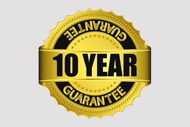 10 year framework guarantee