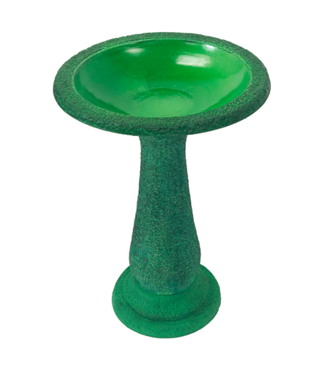 bird bath green