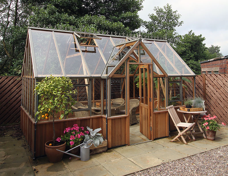 Cambridge cedar greenhouse by Alton