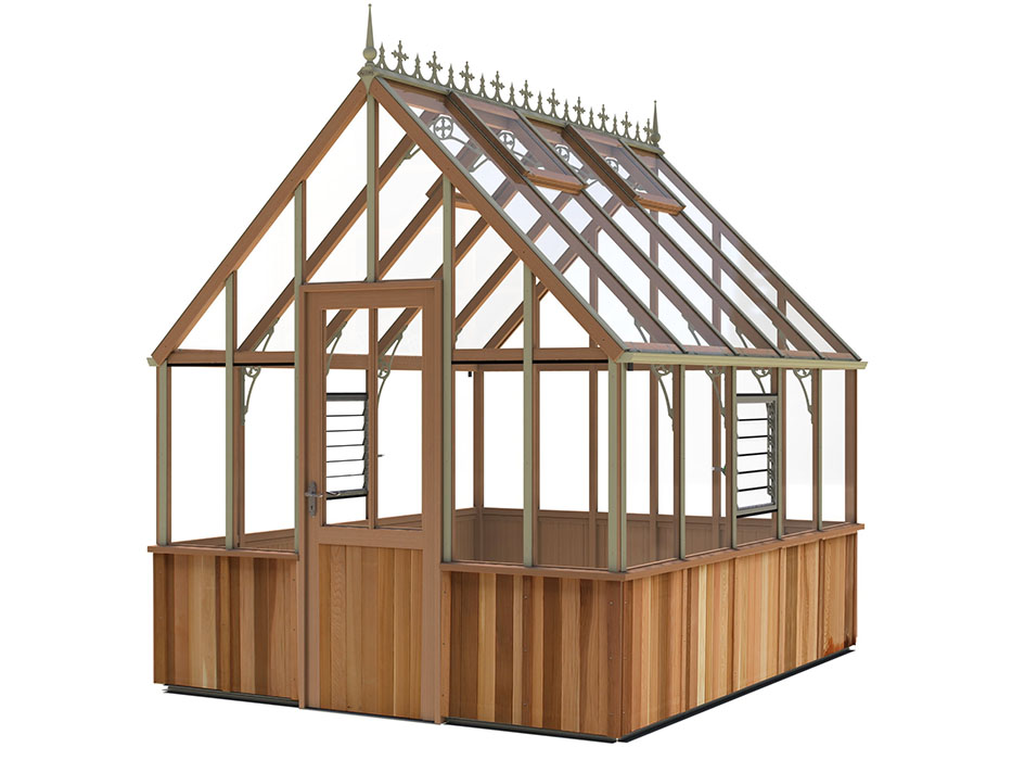 Cheltenham cedar greenhouse by Alton