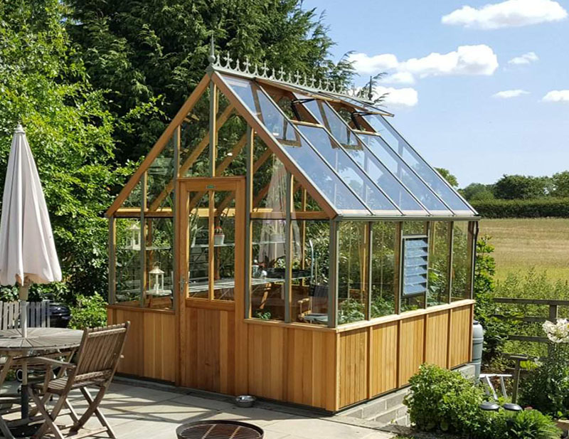 Cheltenham cedar greenhouse by Alton