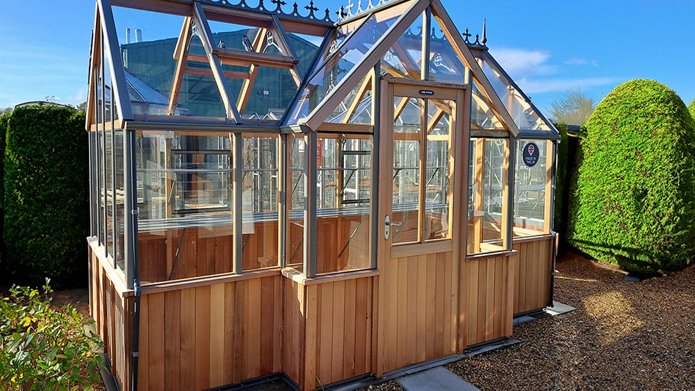 durham cedar greenhouse by alton