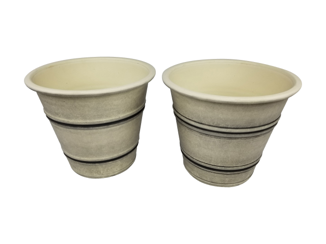 round planter set