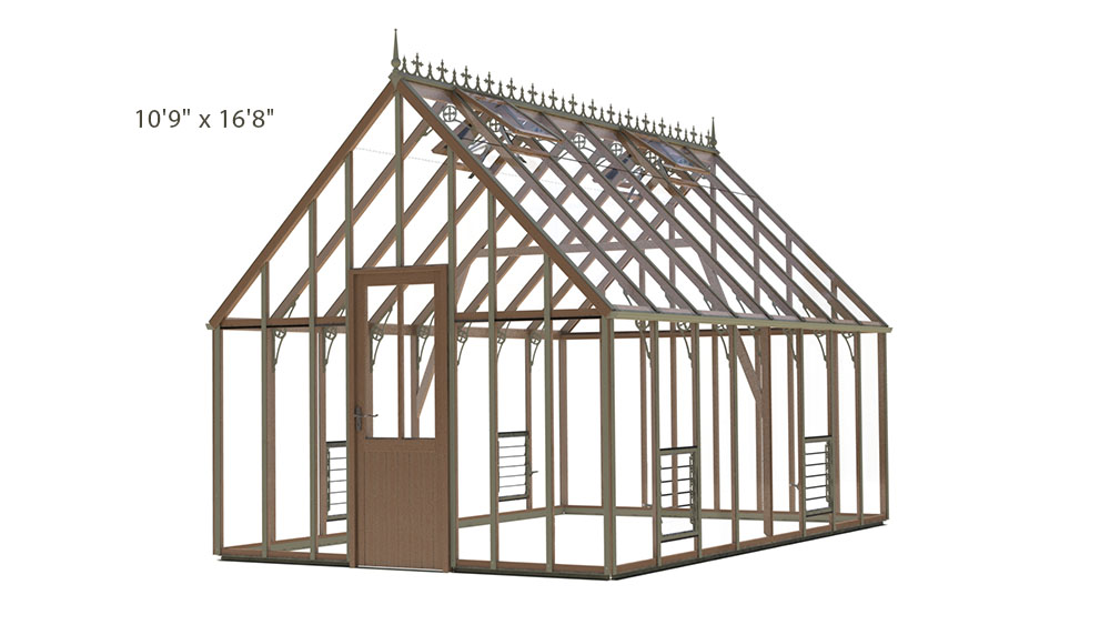 Lancing cedar greenhouse by alton