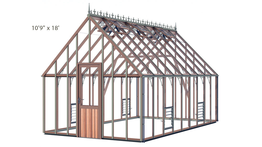 Lancing cedar greenhouse by alton