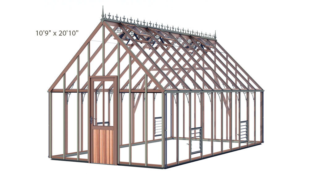 Lancing cedar greenhouse by alton