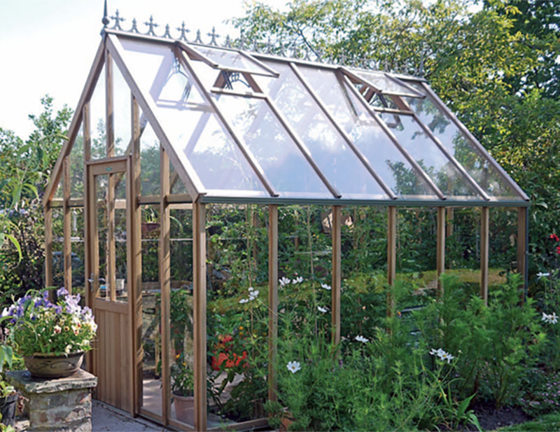 Lancing cedar greenhouse by Alton