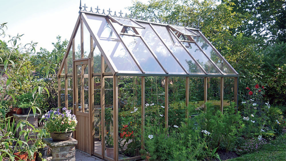 Lancing cedar greenhouse by alton