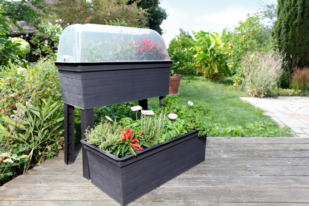 balcony raised bed planter