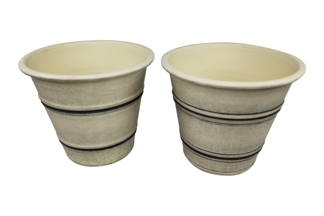 round planter set