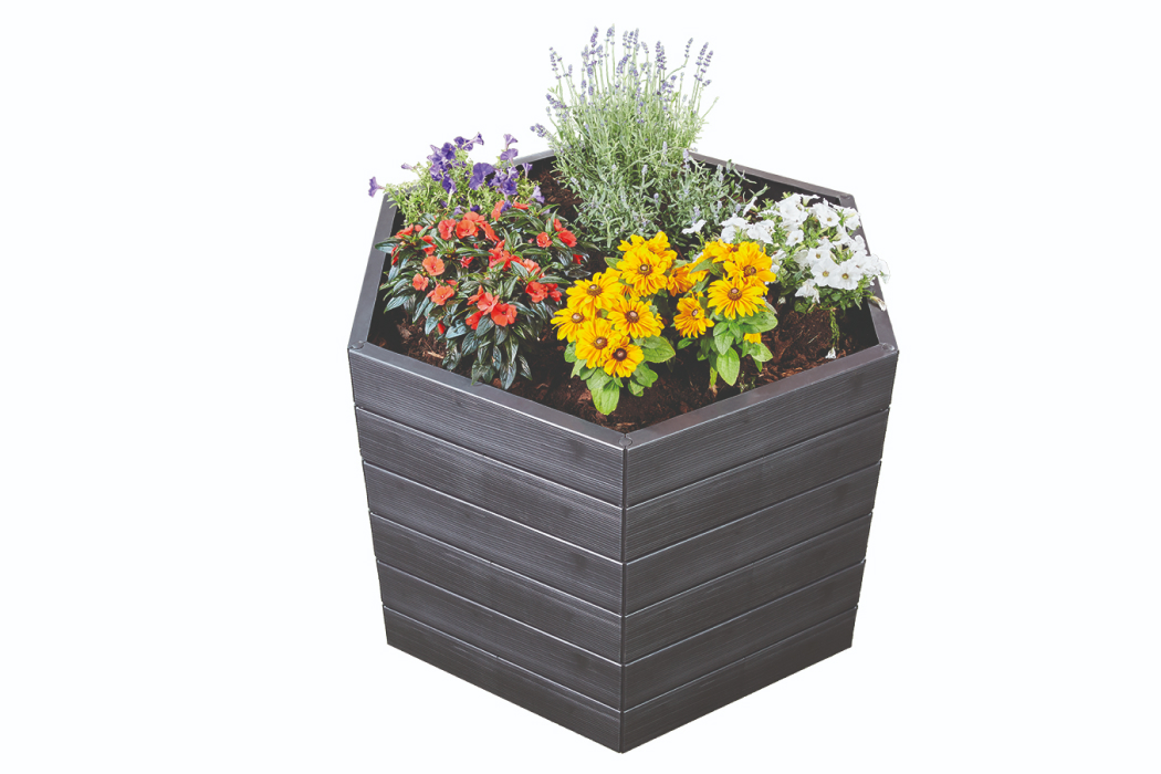 hexagonal raised bed