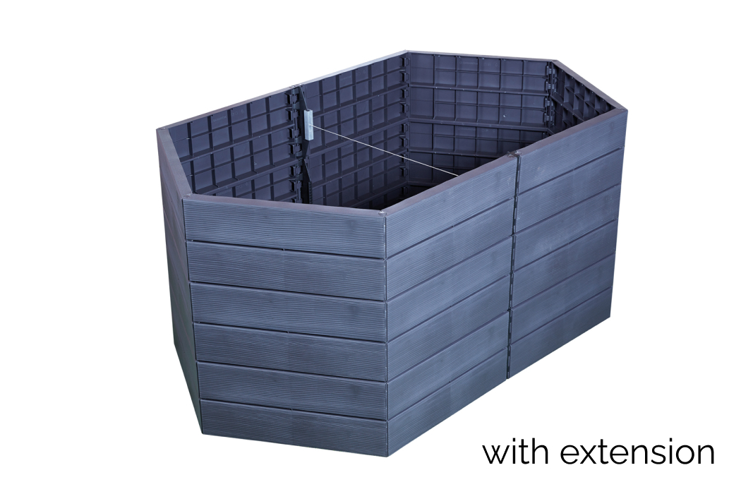 hexagonal raised bed