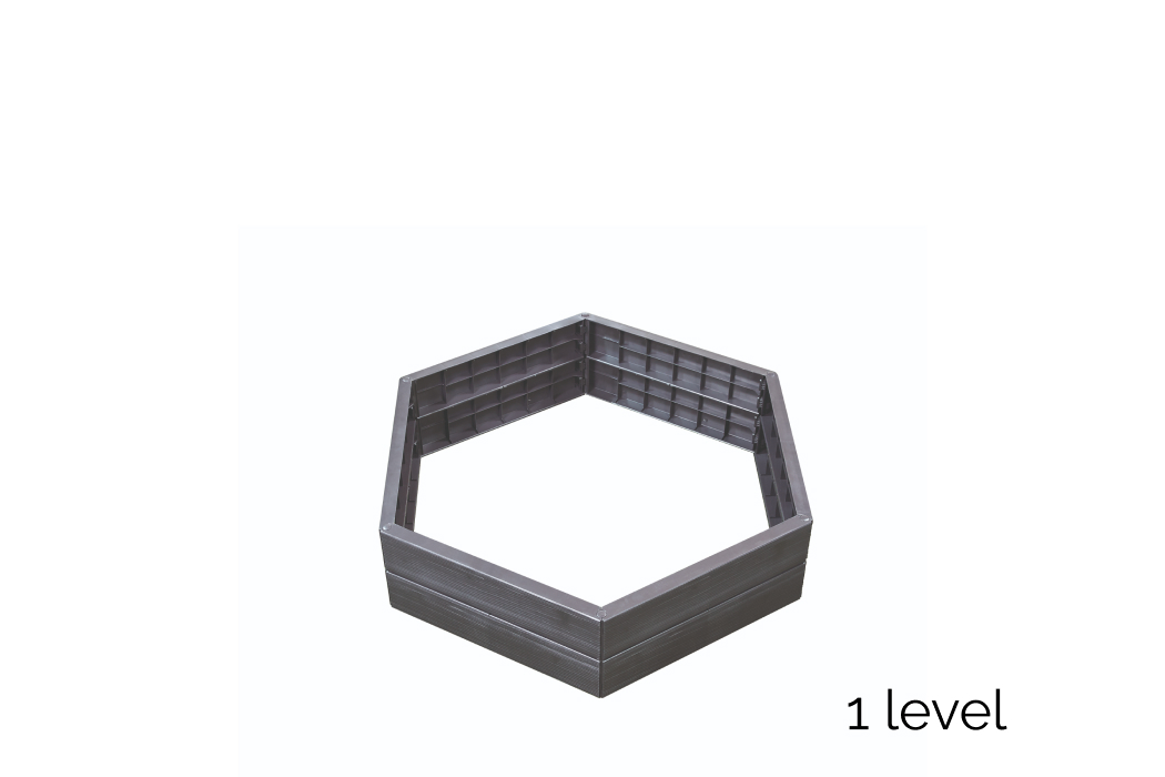 hexagonal raised bed