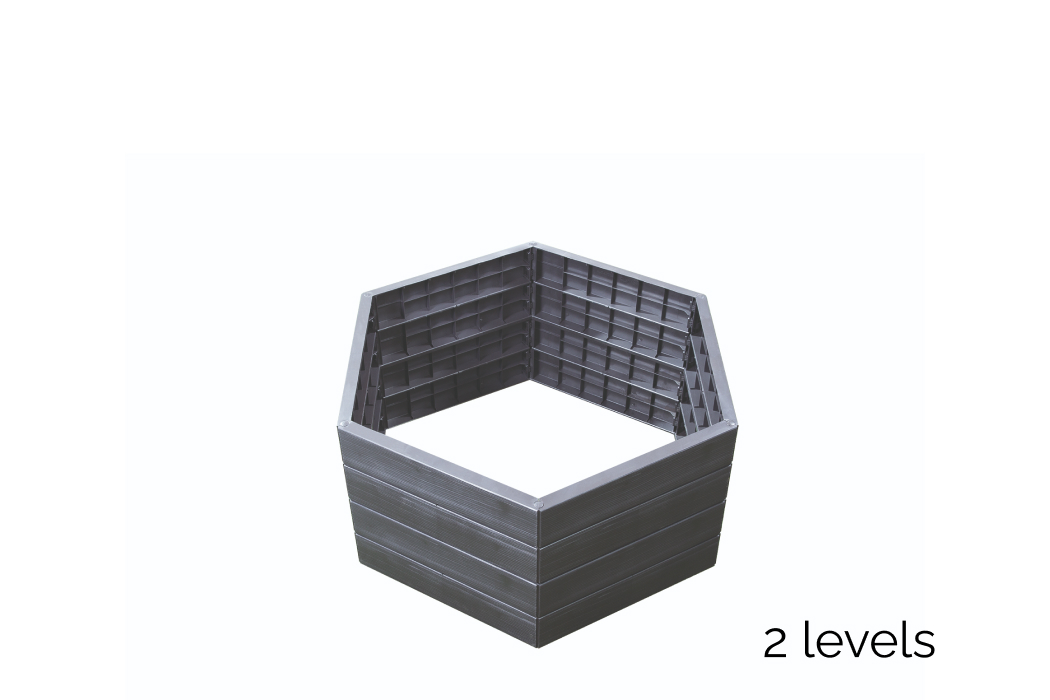 hexagonal raised bed