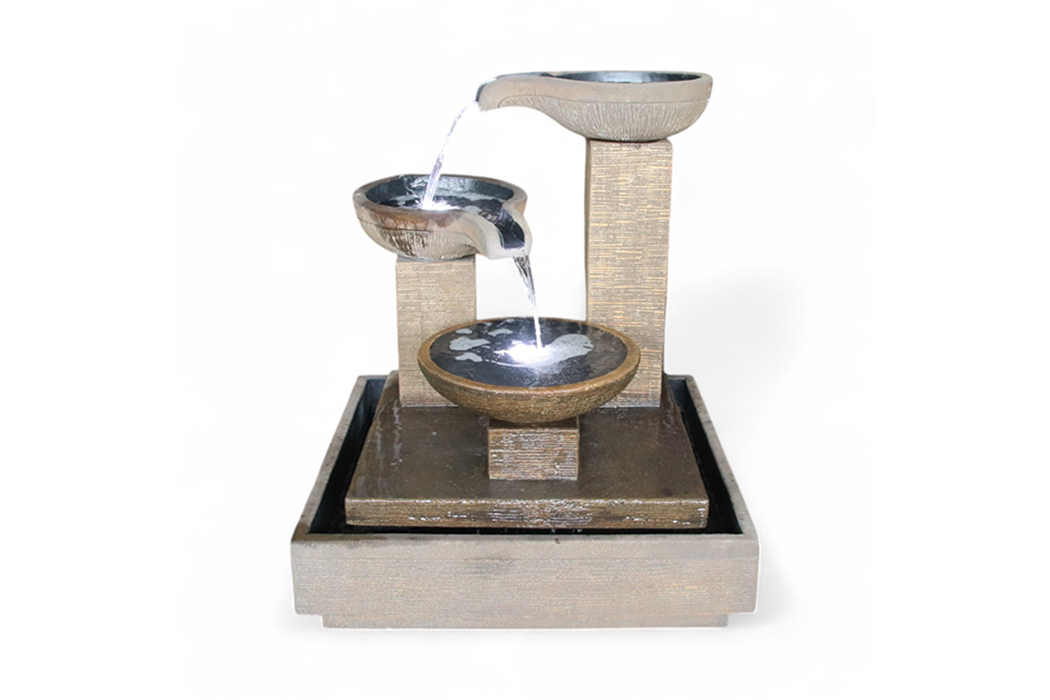 trio bowl fountain