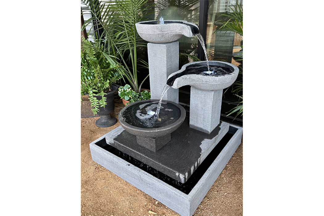 trio bowl fountain