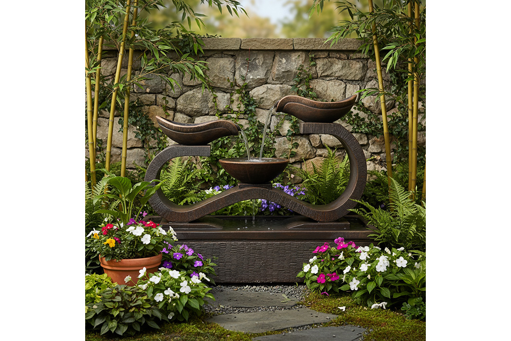 outdoor water fountains