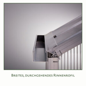 Wide, Continuous Gutter System