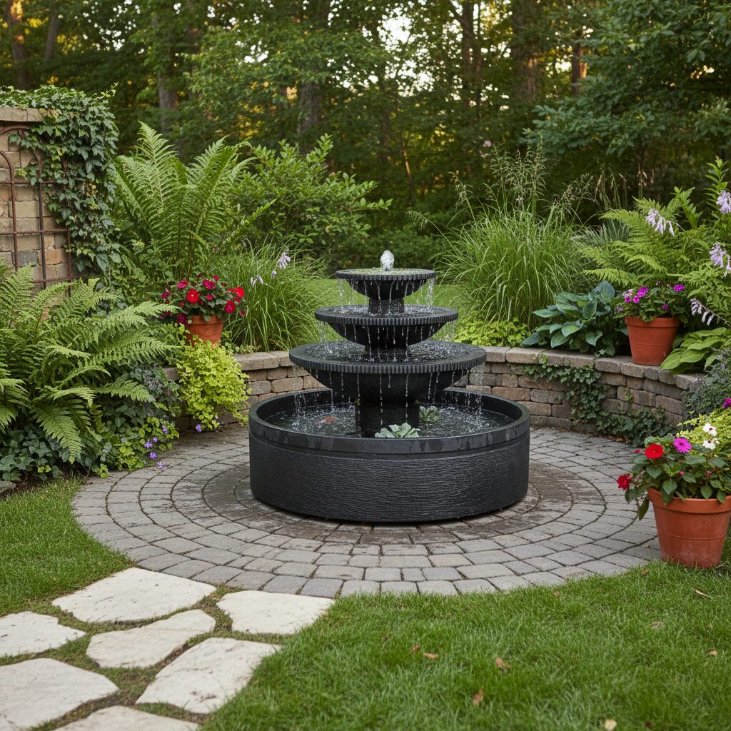 courtyard fountain
