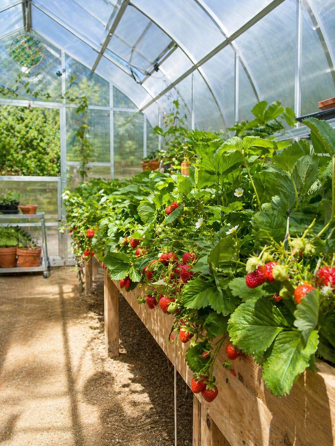 growing strawberries