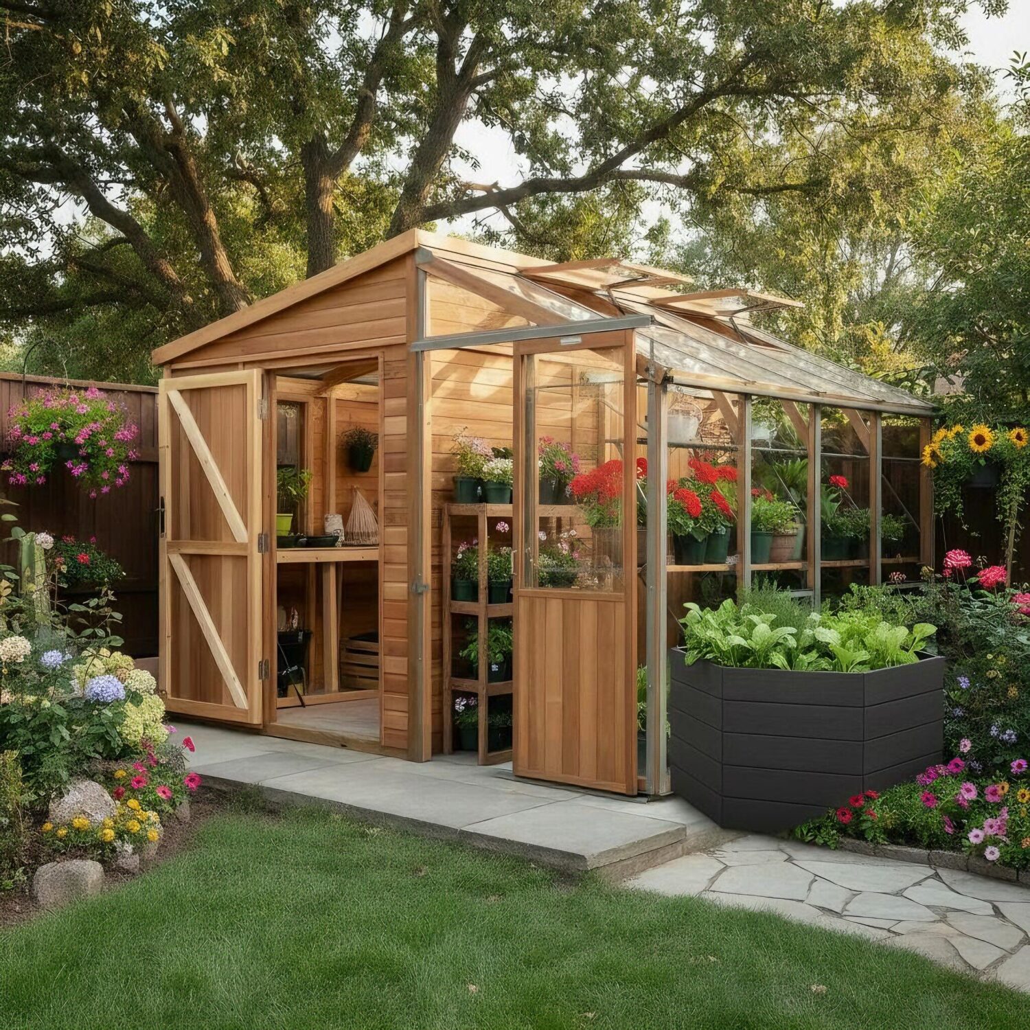 cedar greenhouse