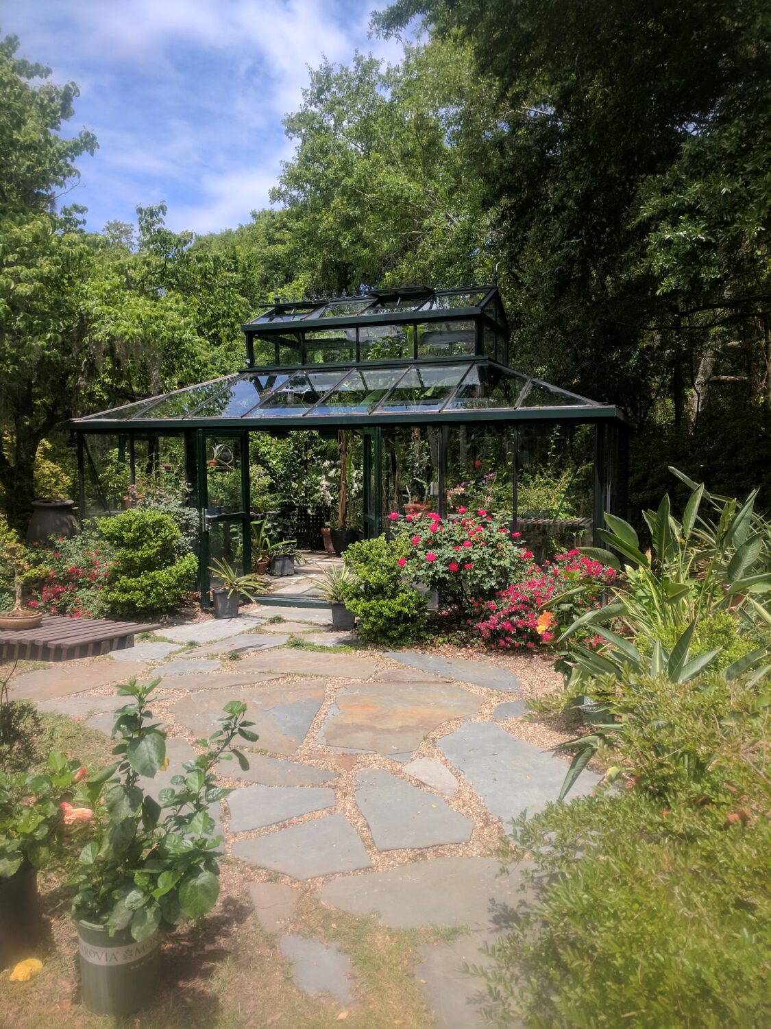 cool a greenhouse