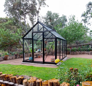 backyard victorian greenhouse